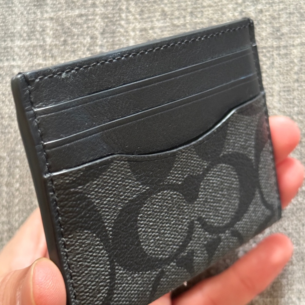 Coach Black Card Holder